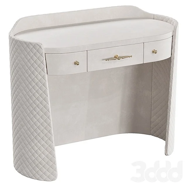 Palladium dressing table with drawers